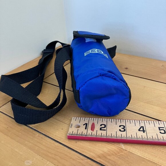SEGA Water Bottle Holder Tote Vintage Nylon Insulated Sport Bag Adjustable Strap - Picture 3 of 10
